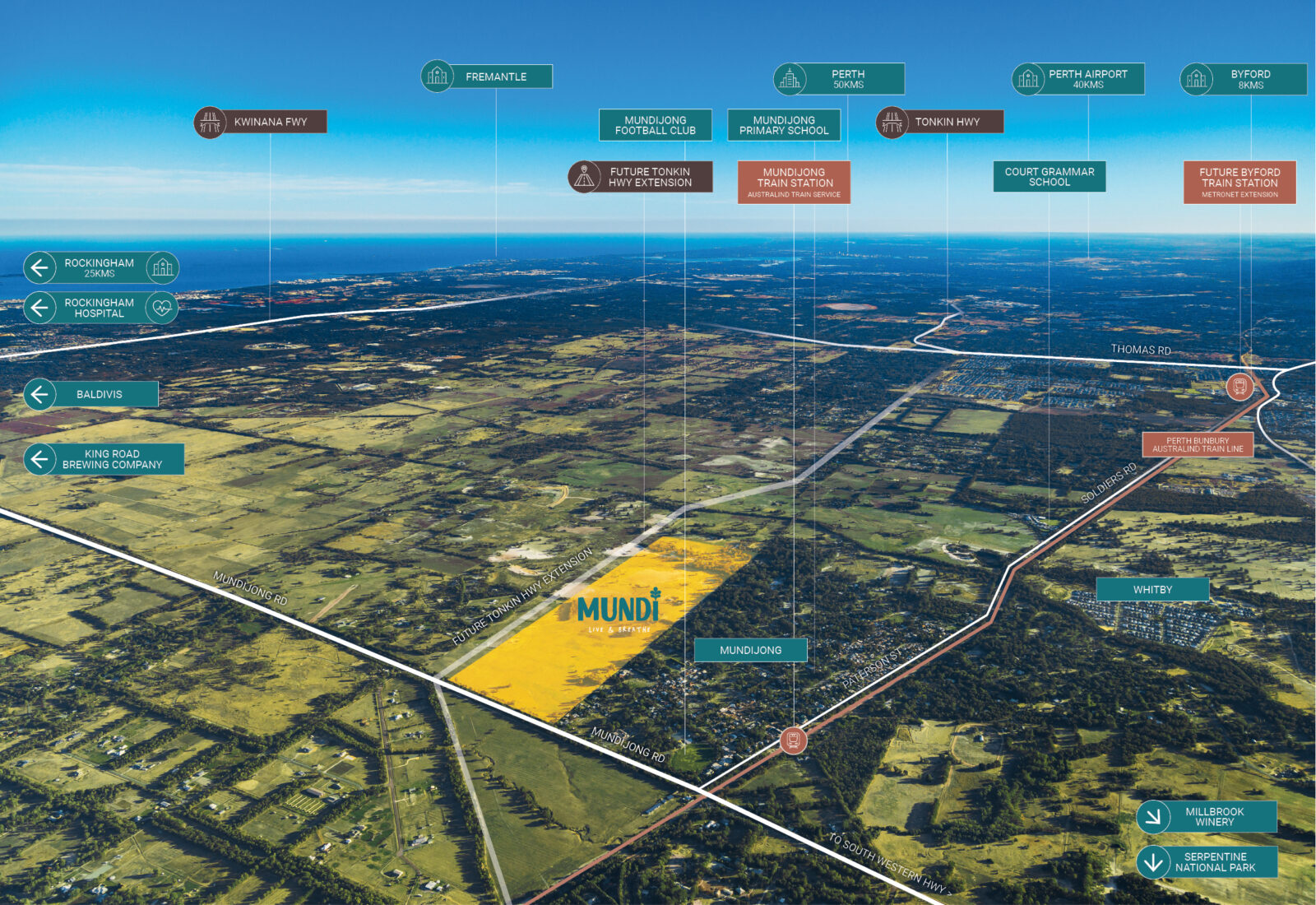 MUN0100 AMENITY MAP Mundijong June25 LR