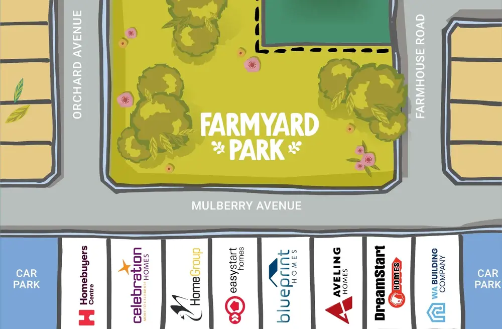 Display village map