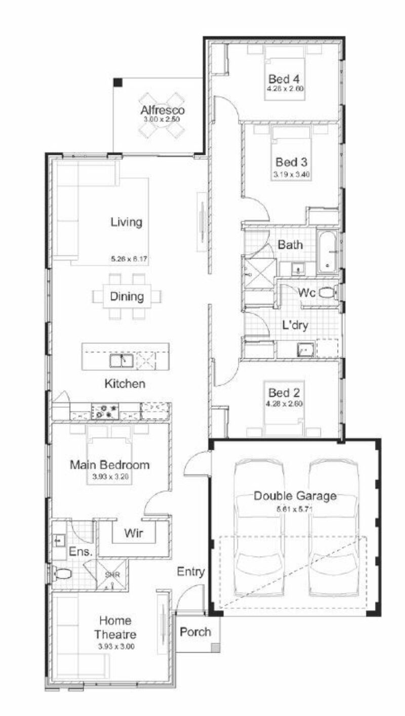 Weston PG Floor Plan