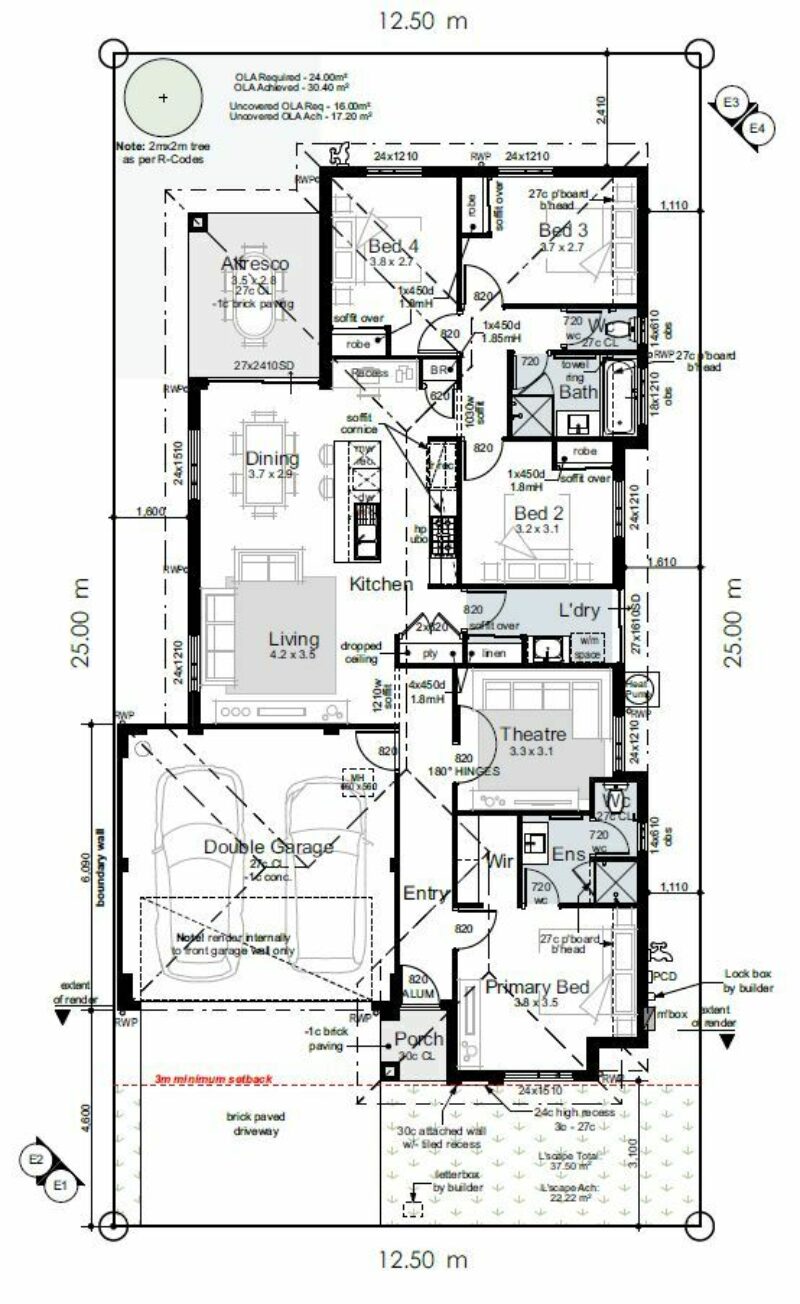 Floorplan lot 8